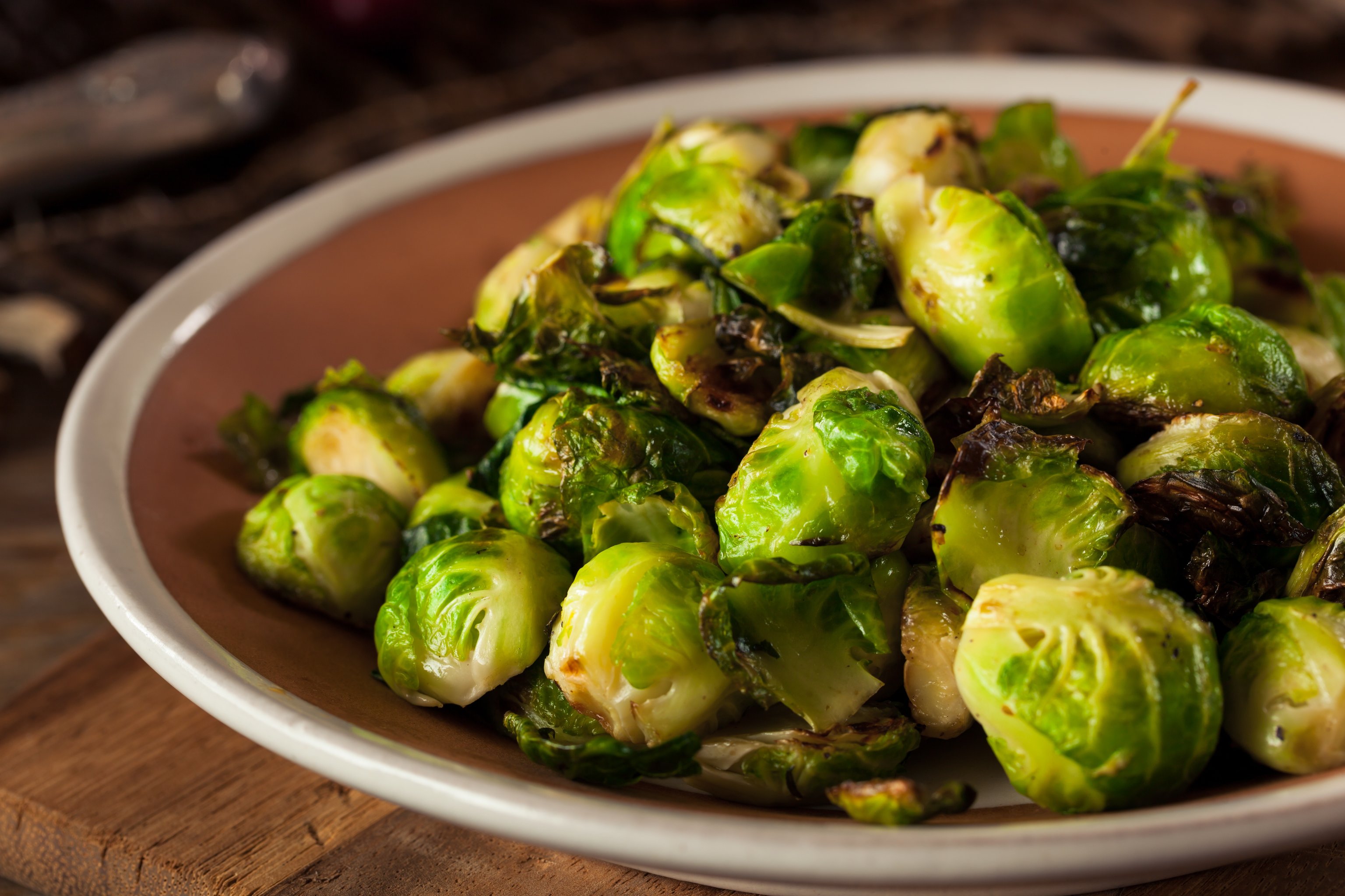 Slow Cooker Balsamic Brussels Sprouts with Olive Oil