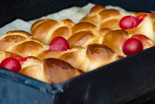 Easter Bread with Olive OIl